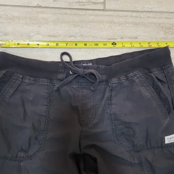 Calvin Klein Performance Cargo Capri Pants Women's Size XL Gray - Picture 4 of 10